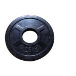Svaru disks melns gumijots 1.25kg ø50,6mm