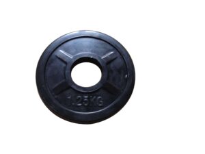 Svaru disks melns gumijots 1.25kg ø50,6mm