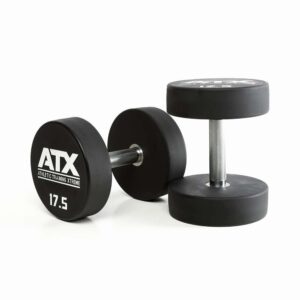 5-30kg poliuretāna hanteļu komplekts ATX (385kg) 11 pāri