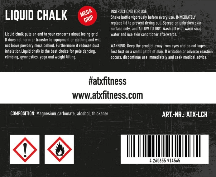 Šķidrais talks ATX 250ml