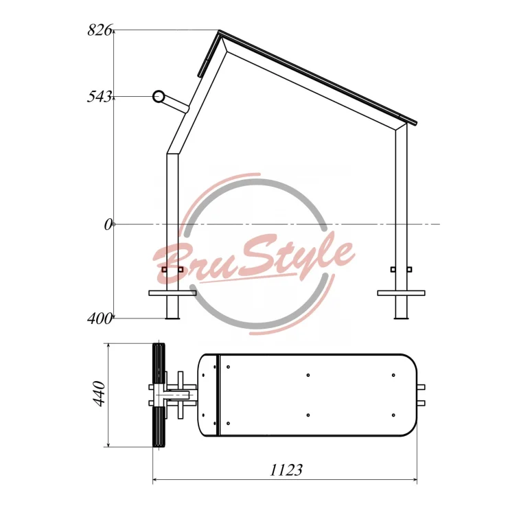 Vēdera preses sols Brustyle SG133