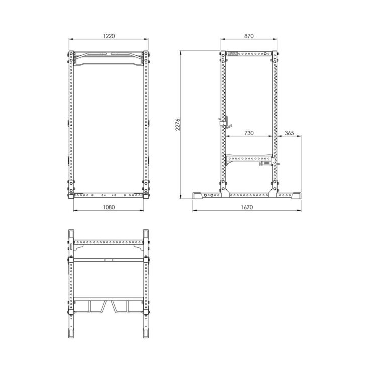 Spēka rāmis ATX PRX 780