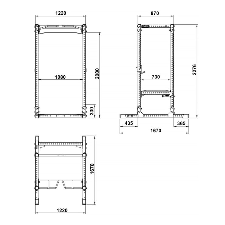 Spēka rāmis ATX PRX 780
