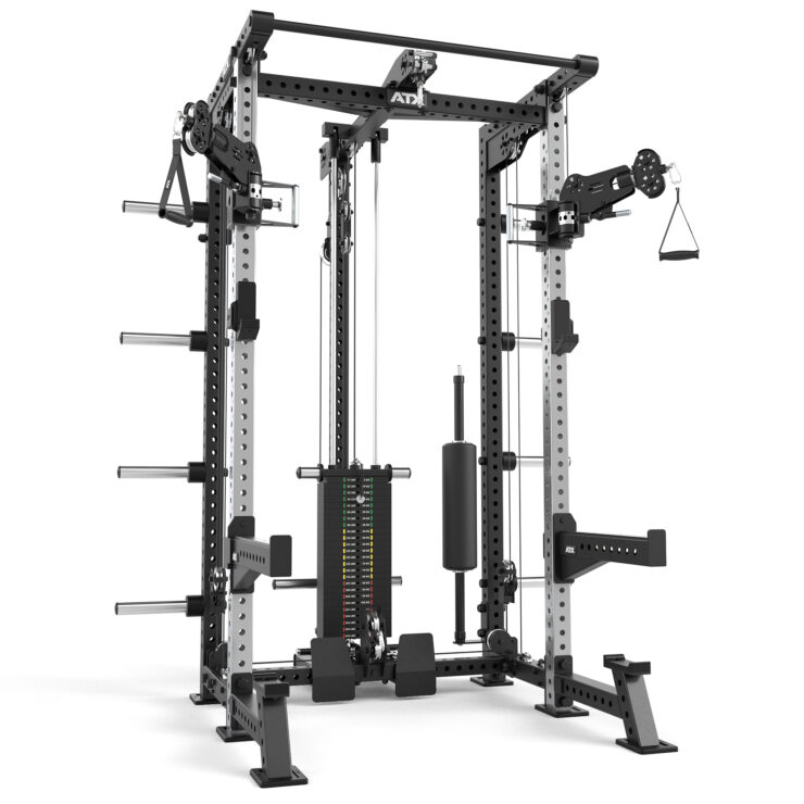 Daudzfunkcionāls spēka rāmis half rack pull station ATX-HCR-780