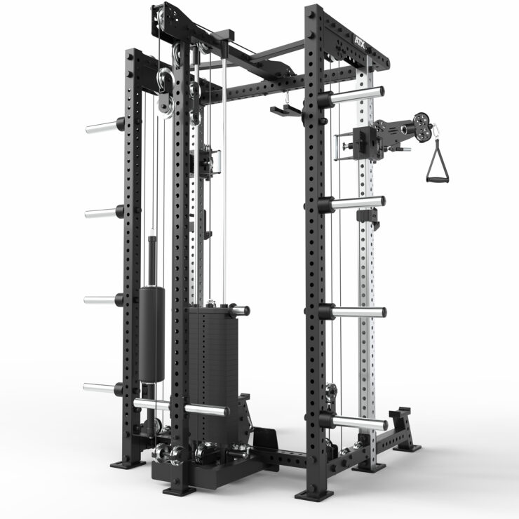 Daudzfunkcionāls spēka rāmis half rack pull station ATX-HCR-780