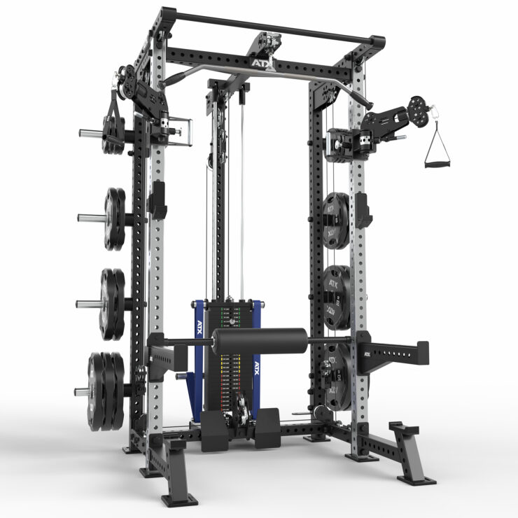 Daudzfunkcionāls spēka rāmis half rack pull station ATX-HCR-780