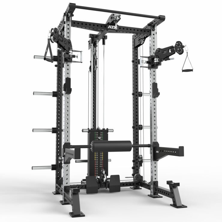 Daudzfunkcionāls spēka rāmis half rack pull station ATX-HCR-780