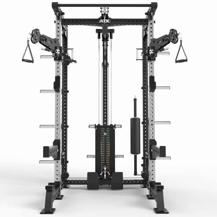 Daudzfunkcionāls spēka rāmis half rack pull station ATX-HCR-780