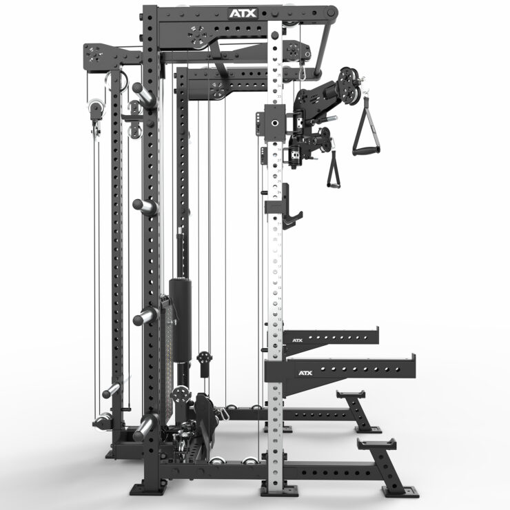 Daudzfunkcionāls spēka rāmis half rack pull station ATX-HCR-780