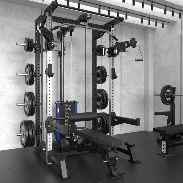 Daudzfunkcionāls spēka rāmis half rack pull station ATX-HCR-780