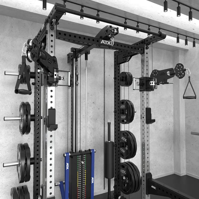 Daudzfunkcionāls spēka rāmis half rack pull station ATX-HCR-780