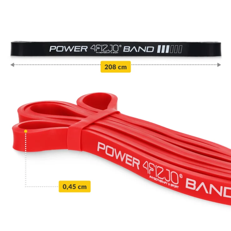 Pretestības gumiju komplekts 4Fizjo Powerband