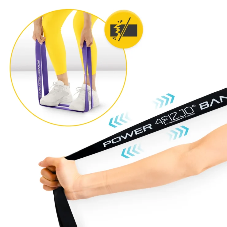 Pretestības gumiju komplekts 4Fizjo Powerband